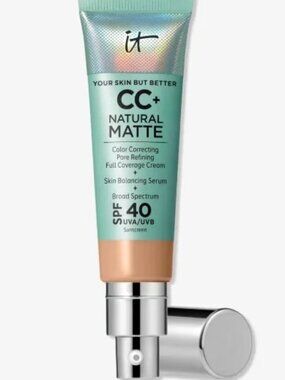 It Cosmetics CC+ Cream  (Natural) Matte Foundation with SPF 40-Neutral Medium